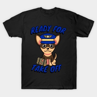 Cute small dog is a pilot T-Shirt